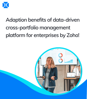 Adaption benefits of data-driven cross-portfolio management platform for enterprises by Zoho!
